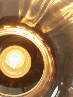 it's about RoMi Plafondlamp glas Brussels Ø 27 antraciet New