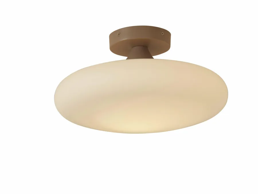 it's about RoMi Plafonniere Sapporo glas wit/zand L Outlet