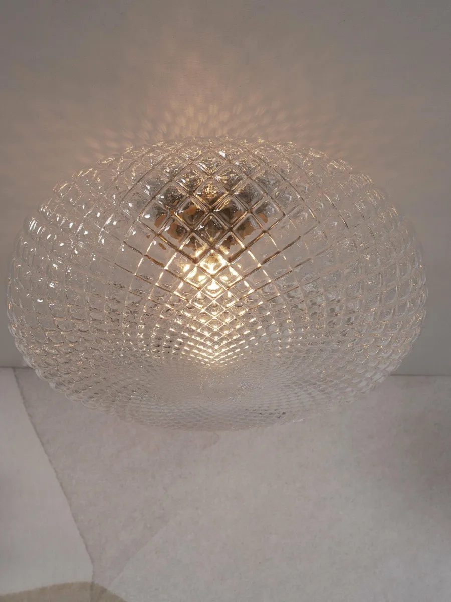 it's about RoMi Plafonniere Venice rond 44cm transparant New