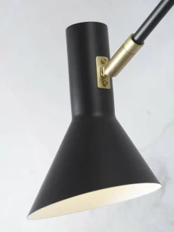 it's about RoMi Plafonniere ijzer Izmir 3-arm zwart/goud accent Outlet