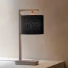 it's about RoMi Tafellamp Boston zand/kap 1815 zwart Sale
