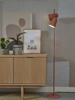 it's about RoMi Vloerlamp ijzer Salamanca 2 kappen h.145 kap Ø16 terra Outlet
