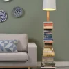 it's about RoMi Vloerlamp ijzer/hout Cambridge voor boeken naturel/ wit Discount