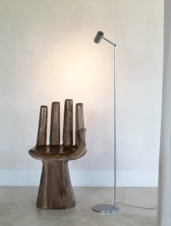 it's about RoMi Vloerlamp Montreux nickel finish Best