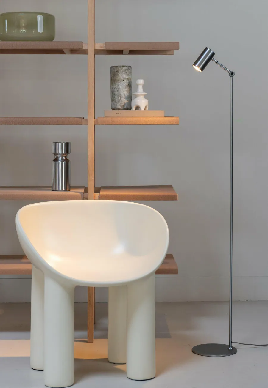 it's about RoMi Vloerlamp Montreux nickel finish Best