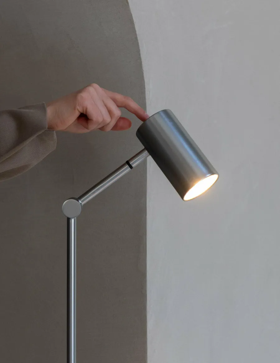 it's about RoMi Vloerlamp Montreux nickel finish Best