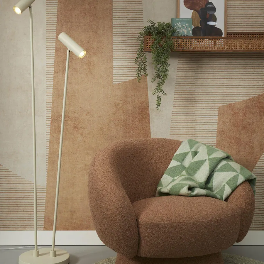 it's about RoMi Vloerlamp Havana 2-licht zacht groen Hot