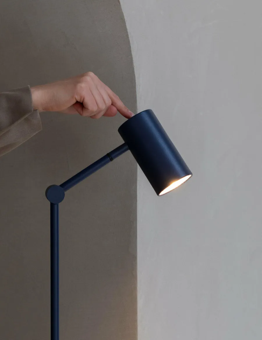 it's about RoMi Vloerlamp Montreux donker blauw Hot