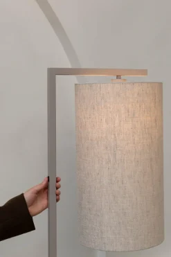 it's about RoMi Vloerlamp Boston zand/kap 2545 linnen licht Sale