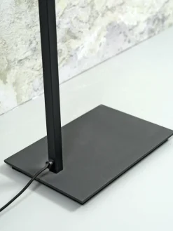 it's about RoMi Vloerlamp ijzer/zwart Boston donker linnen Hot