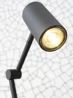 it's about RoMi Vloerlamp ijzer Montreux LED 5W/tube h.11x55cm zwart Discount