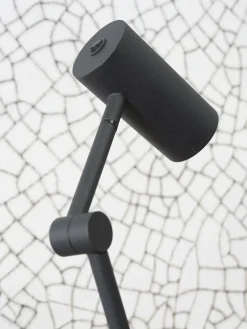 it's about RoMi Vloerlamp ijzer Montreux LED 5W/tube h.11x55cm zwart Discount