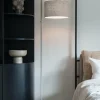 it's about RoMi Vloerlamp Boston zand/kap 3220 linnen donker Clearance