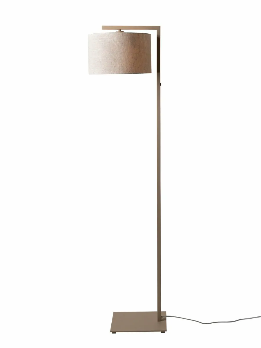 it's about RoMi Vloerlamp Boston zand/kap 3220 linnen donker Clearance