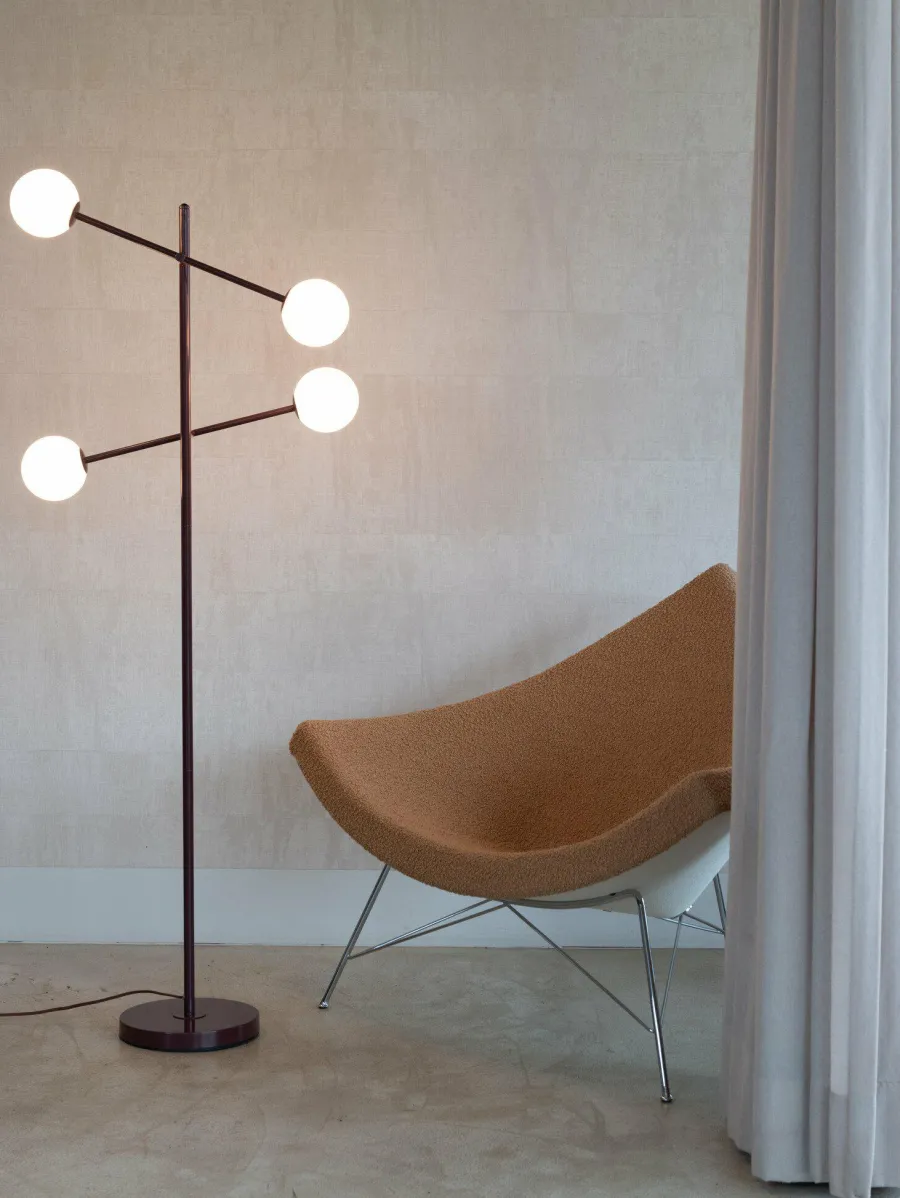 it's about RoMi Vloerlamp Copenhagen burgundy Clearance