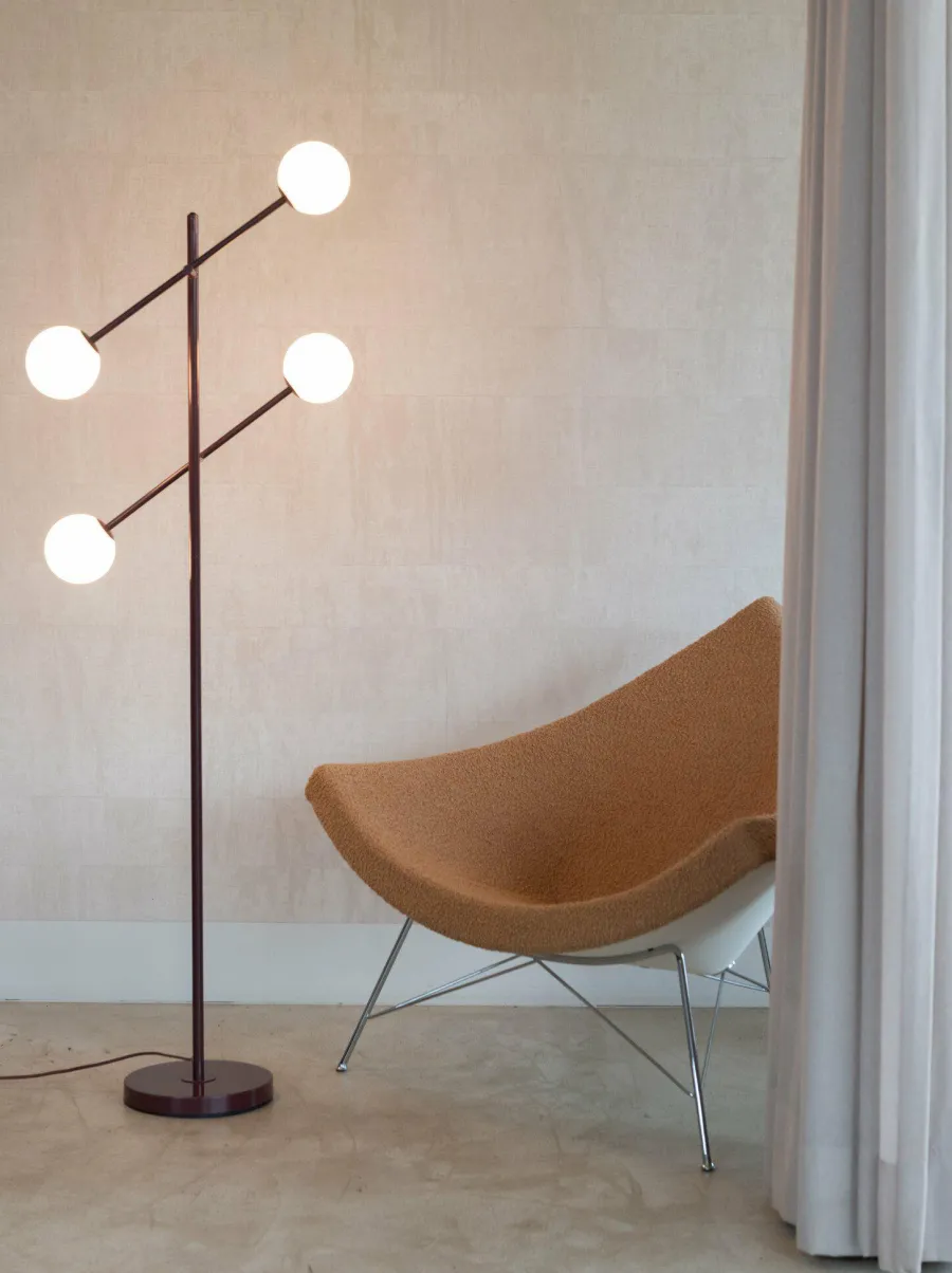 it's about RoMi Vloerlamp Copenhagen burgundy Clearance