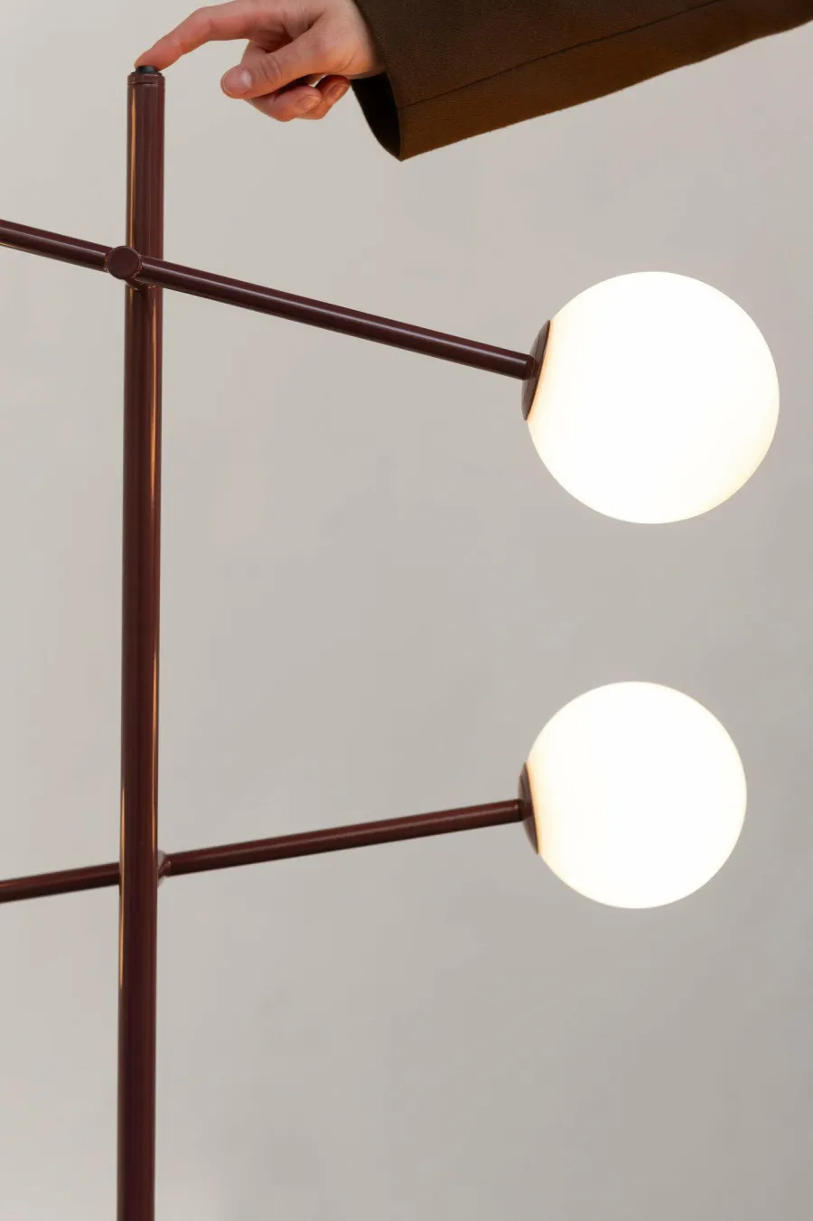 it's about RoMi Vloerlamp Copenhagen burgundy Clearance
