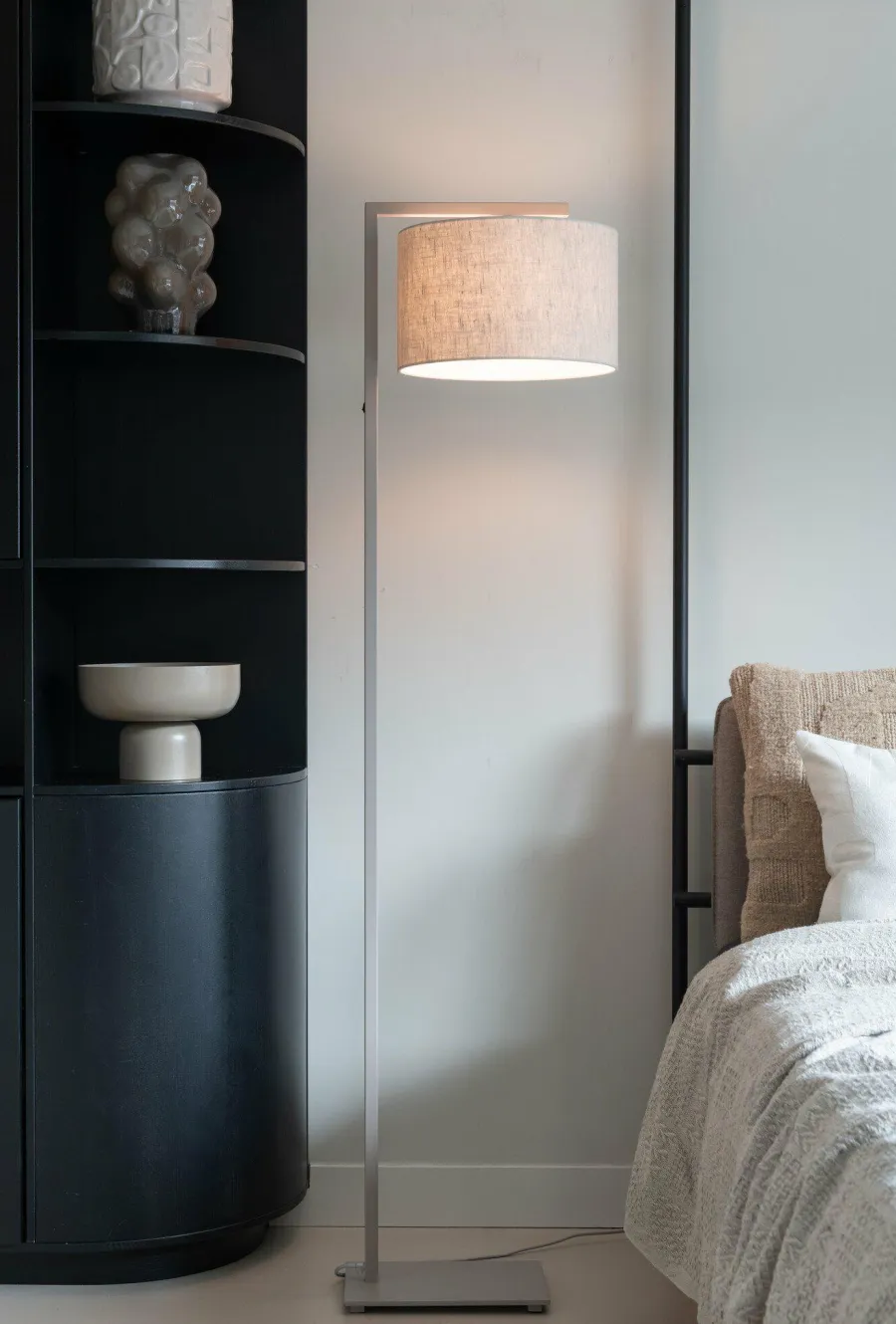 it's about RoMi Vloerlamp Boston zand/kap 3220 linnen licht Hot