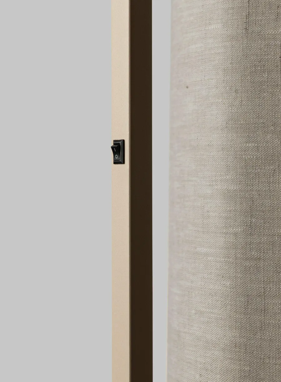 it's about RoMi Vloerlamp Boston zand/kap 2545 linnen donker Clearance