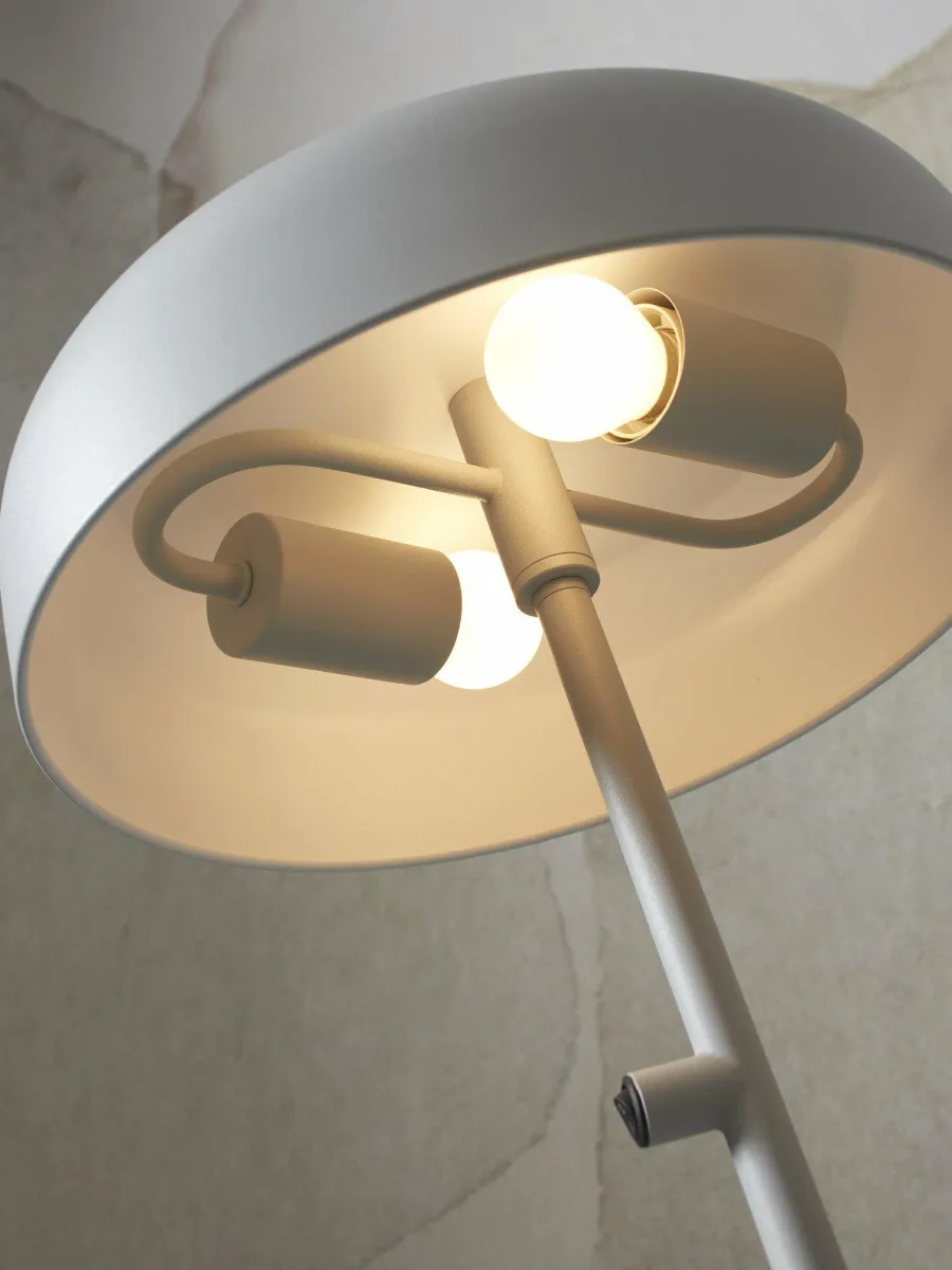 it's about RoMi Vloerlamp ijzer Porto lichtgrijs Hot