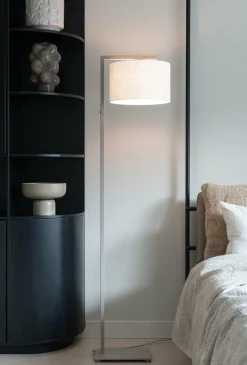 it's about RoMi Vloerlamp Boston zand/kap 3220 wit Hot