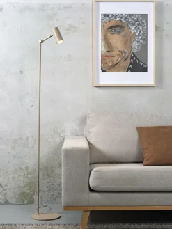 it's about RoMi Vloerlamp ijzer Montreux LED 5W/tube h.11x55cm zand Online