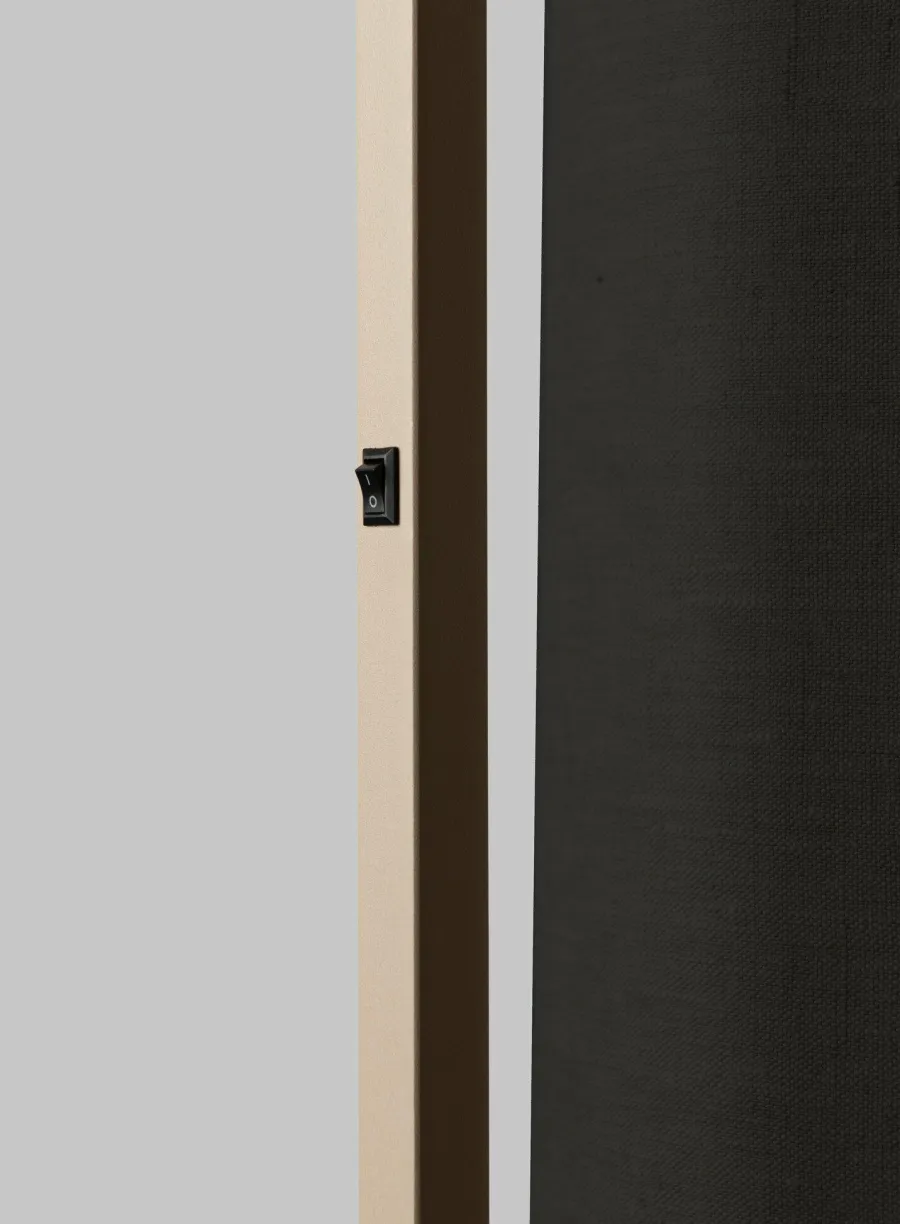 it's about RoMi Vloerlamp Boston zand/kap 2545 zwart Best