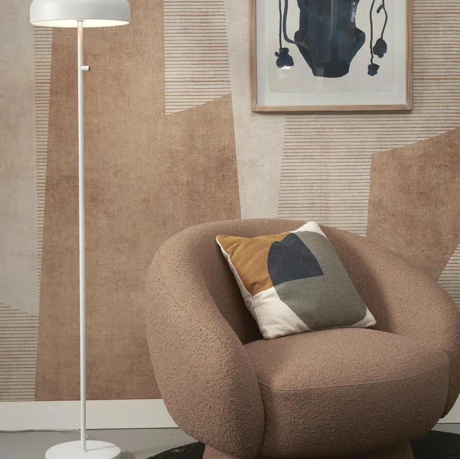 it's about RoMi Vloerlamp ijzer Porto wit Outlet