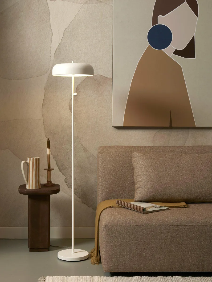 it's about RoMi Vloerlamp ijzer Porto wit Outlet