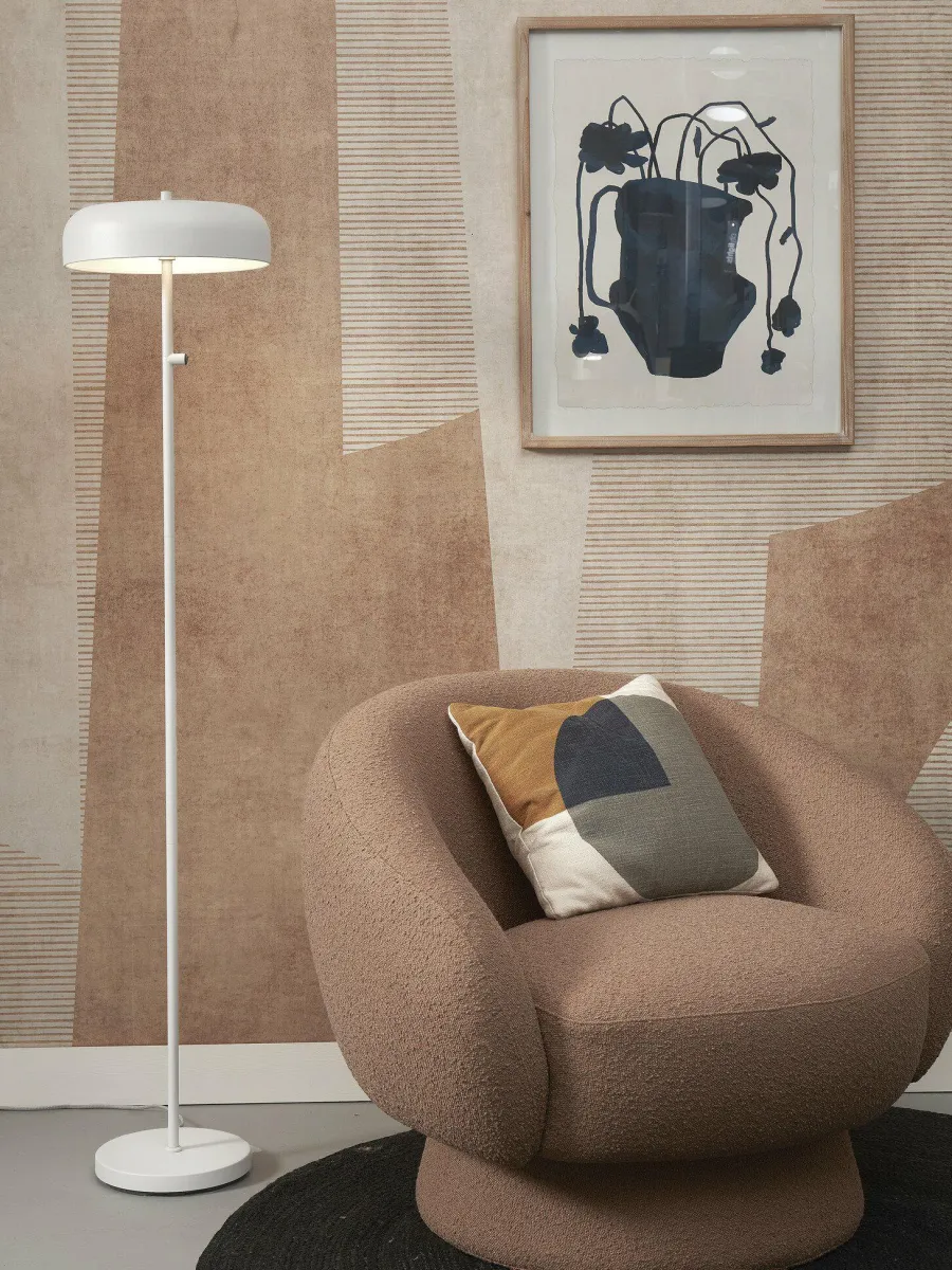 it's about RoMi Vloerlamp ijzer Porto wit Outlet