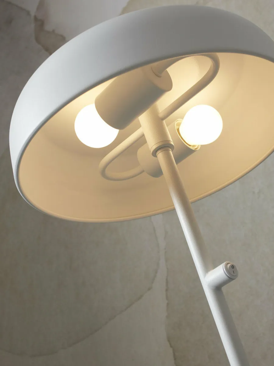 it's about RoMi Vloerlamp ijzer Porto wit Outlet