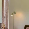 it's about RoMi Vloerlamp Salamanca 2-kap olijfgroen Clearance