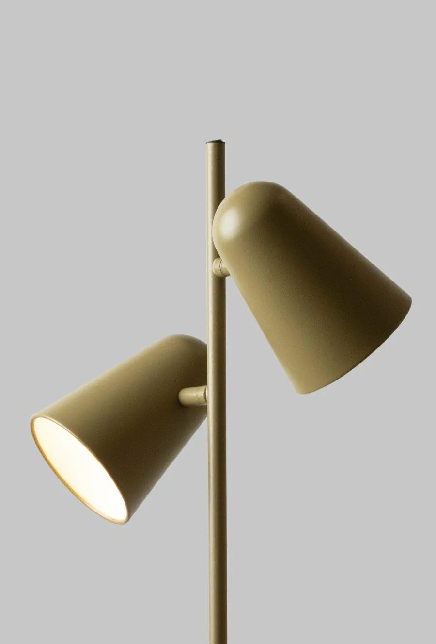 it's about RoMi Vloerlamp Salamanca 2-kap olijfgroen Clearance