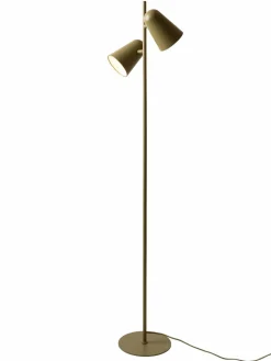 it's about RoMi Vloerlamp Salamanca 2-kap olijfgroen Clearance