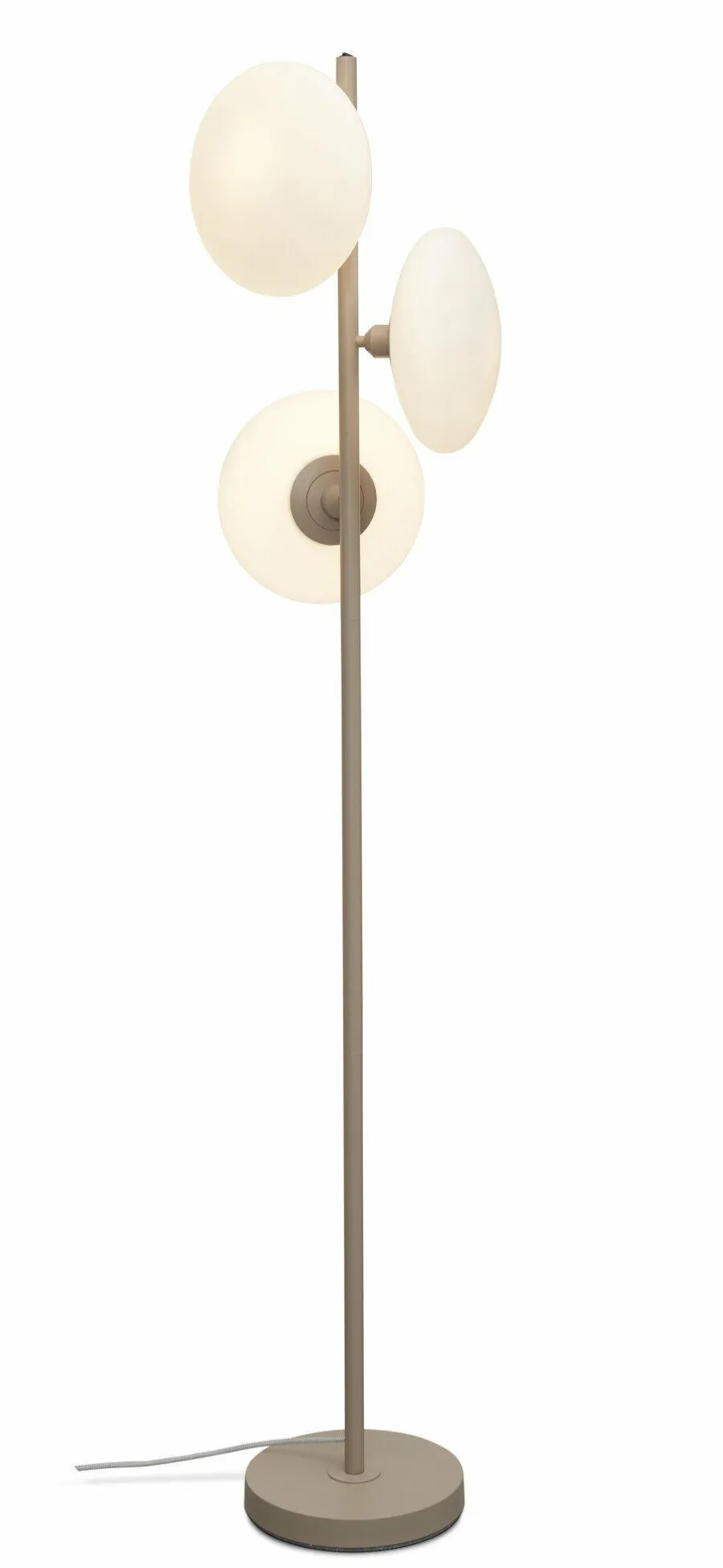 it's about RoMi Vloerlamp Sapporo 3-schijf wit/zand Best
