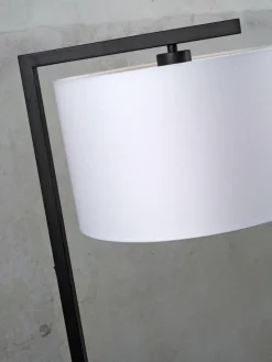 it's about RoMi Vloerlamp ijzer/zwart Boston wit Sale