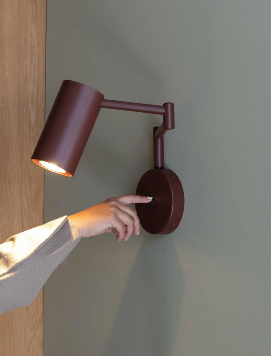 it's about RoMi Wandlamp Bilbao burgundy Best