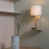 it's about RoMi Wandlamp Florence zand/kap 1815 linnen licht Online