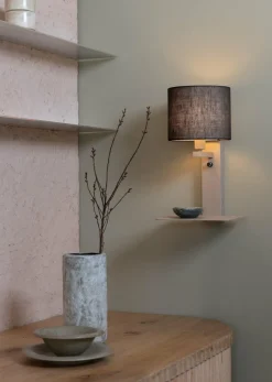 it's about RoMi Wandlamp Florence zand/kap 1815 zwart Hot