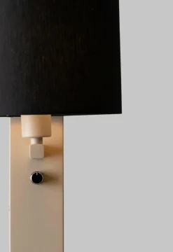 it's about RoMi Wandlamp Florence zand/kap 1815 zwart Hot