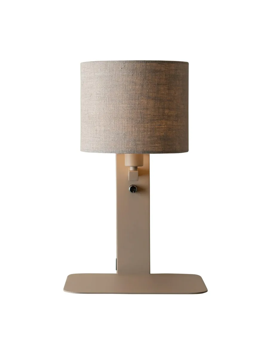it's about RoMi Wandlamp Florence zand/kap 1815 linnen donker New
