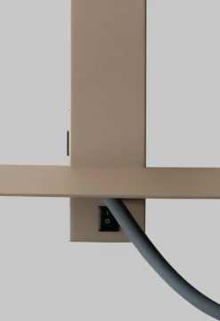 it's about RoMi Wandlamp Florence+leeslamp zand/kap 1815 zwart Sale