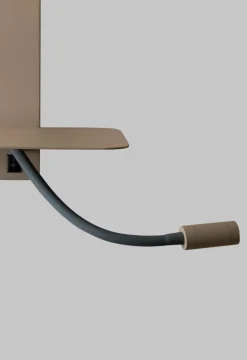 it's about RoMi Wandlamp Florence+leeslamp zand/kap 1815 zwart Sale