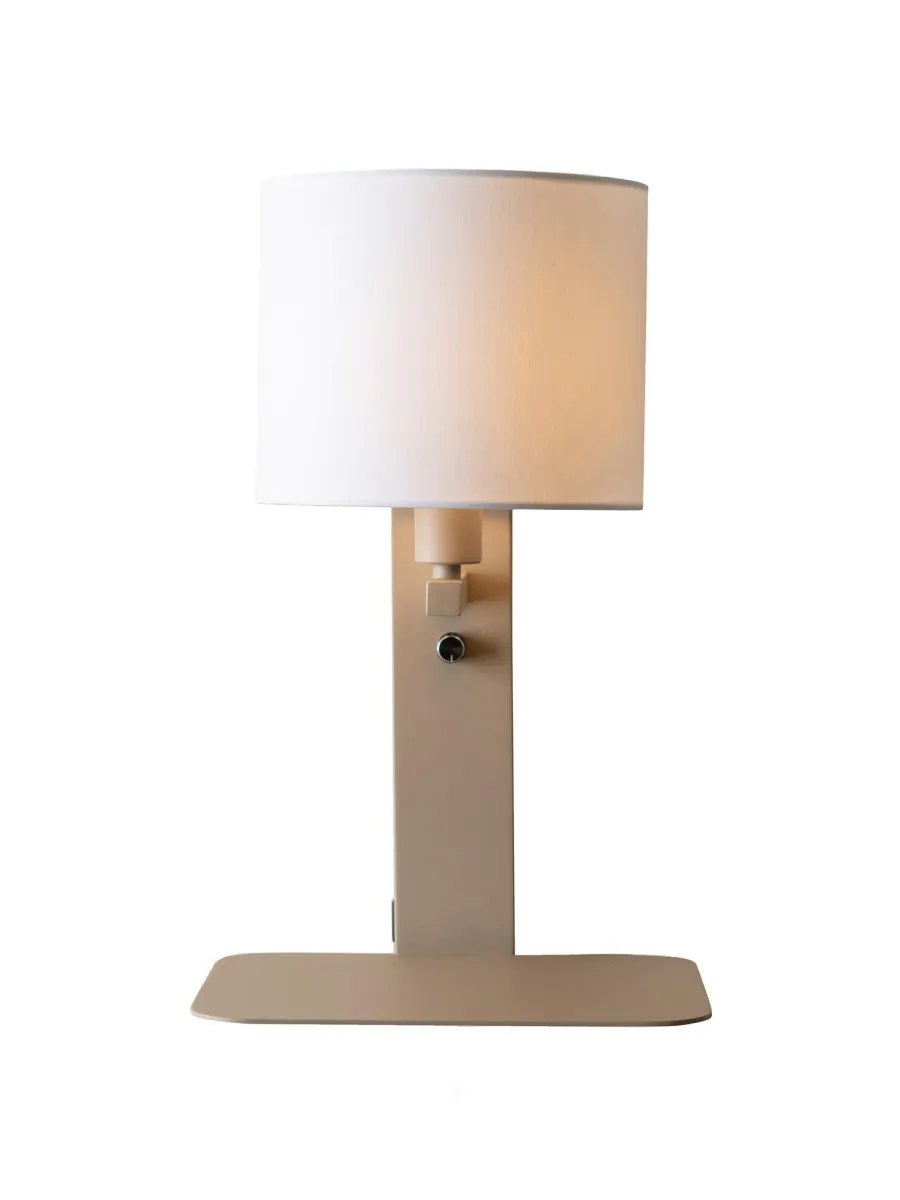 it's about RoMi Wandlamp Florence zand/kap 1815 wit Best