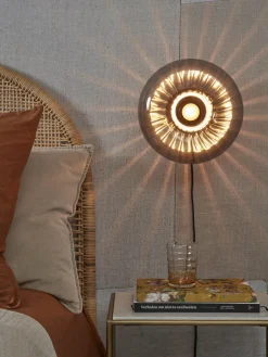 it's about RoMi Wandlamp glas Brussels Ø 27 antraciet New