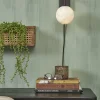 it's about RoMi Wandlamp glas/ijzer Carrara bol wit marmerprint/zwart Discount