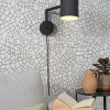 it's about RoMi Wandlamp ijzer Marseille zwart New