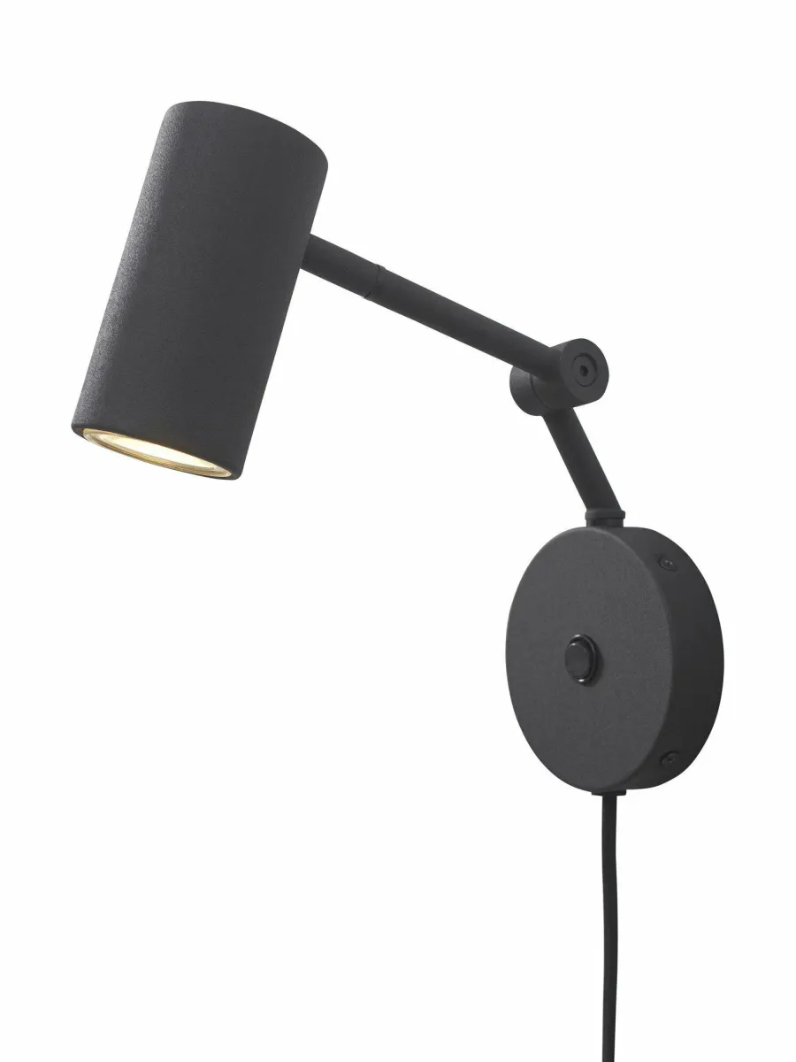 it's about RoMi Wandlamp ijzer Montreux zwart Outlet