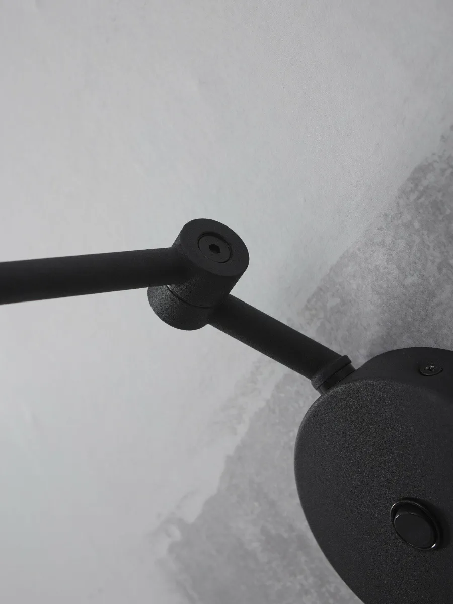 it's about RoMi Wandlamp ijzer Montreux zwart Outlet