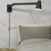 it's about RoMi Wandlamp ijzer Biarritz lange arm zwart New